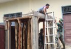 Gotong Royong TNI-Rakyat, Menara Tangki Air TMMD di Gunung Cut Mulai Dicor