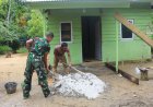 Over Prestasi TMMD! Rumah Nek Nurhabibah Dilengkapi Teras dan Kanopi
