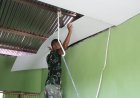 Semangat Gotong Royong Warnai Rehab RTLH Satgas TMMD ke-128 di Desa Gunung Cut