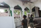 Tidak Hanya Bangun Infrastruktur, Satgas TMMD Abdya Juga Rawat Sarana Ibadah Warga