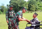 Brigjen TNI Mahesa Fitriadi Serahkan Kursi Roda untuk Lansia dan Difabel di Penutupan TMMD Abdya