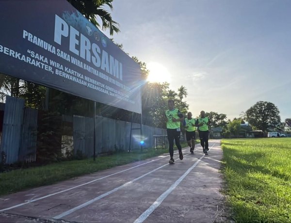 Ratusan Prajurit Kodim Abdya Uji Kesegaran Jasmani